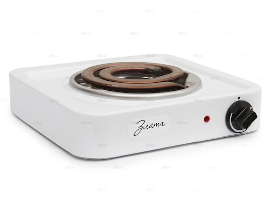 Плитка электрическая ЗЛАТА 114 Т белая